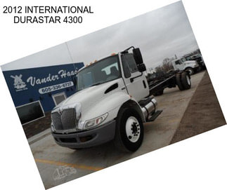 2012 INTERNATIONAL DURASTAR 4300