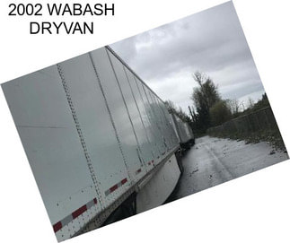 2002 WABASH DRYVAN