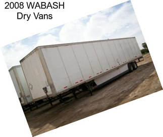2008 WABASH Dry Vans