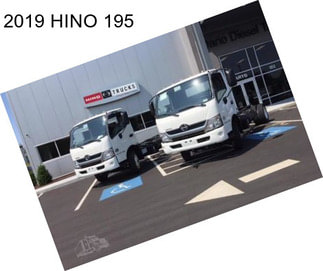 2019 HINO 195