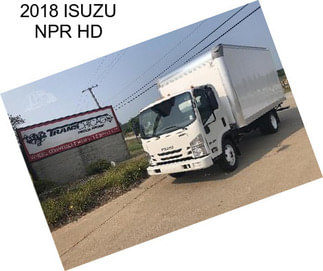 2018 ISUZU NPR HD