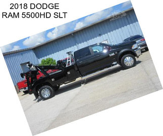 2018 DODGE RAM 5500HD SLT