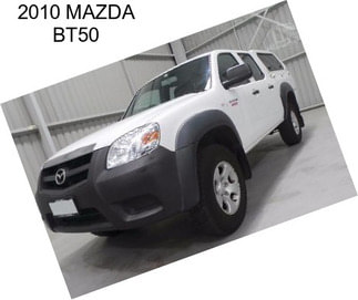 2010 MAZDA BT50