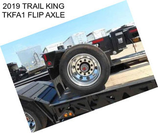 2019 TRAIL KING TKFA1 FLIP AXLE