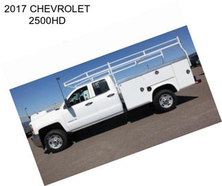 2017 CHEVROLET 2500HD