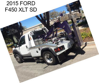 2015 FORD F450 XLT SD