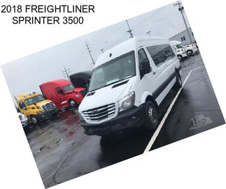 2018 FREIGHTLINER SPRINTER 3500