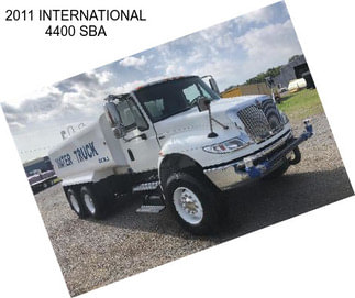 2011 INTERNATIONAL 4400 SBA