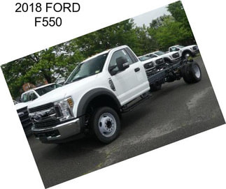 2018 FORD F550