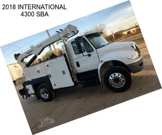 2018 INTERNATIONAL 4300 SBA