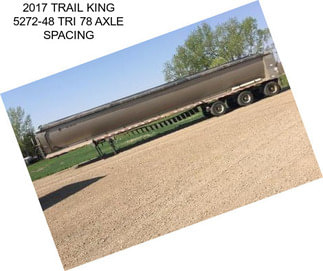 2017 TRAIL KING 5272-48 TRI 78\