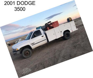 2001 DODGE 3500