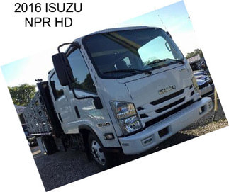 2016 ISUZU NPR HD