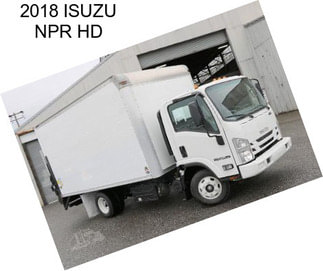 2018 ISUZU NPR HD