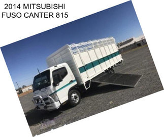 2014 MITSUBISHI FUSO CANTER 815