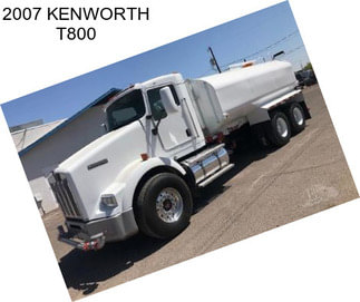 2007 KENWORTH T800