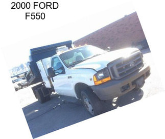 2000 FORD F550