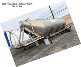 2004 TRAIL KING 1600 CU FT DRY BULK TANK