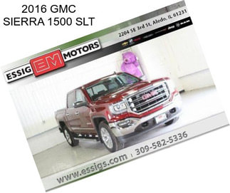 2016 GMC SIERRA 1500 SLT