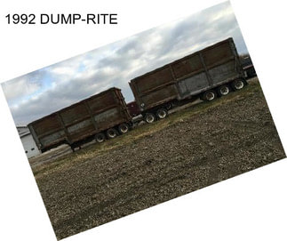 1992 DUMP-RITE