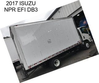 2017 ISUZU NPR EFI DB3