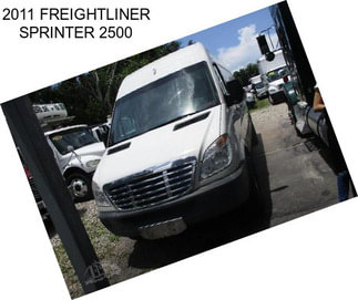 2011 FREIGHTLINER SPRINTER 2500