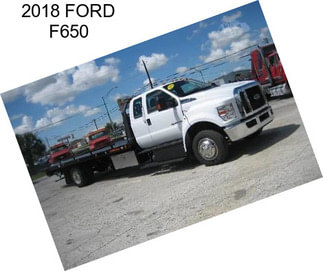 2018 FORD F650