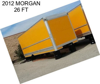 2012 MORGAN 26 FT