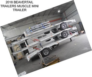 2018 BEAVERTAIL TRAILERS MUSCLE MINI TRAILER