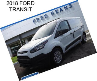 2018 FORD TRANSIT