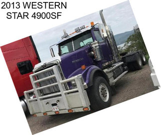 2013 WESTERN STAR 4900SF
