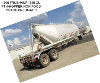 1996 FRUEHAUF 1525 CU FT 4-HOPPER NON FOOD GRADE PNEUMATIC