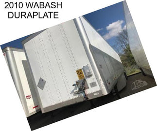 2010 WABASH DURAPLATE