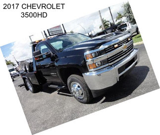 2017 CHEVROLET 3500HD