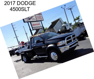 2017 DODGE 4500SLT