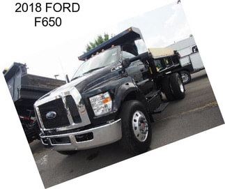 2018 FORD F650