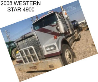 2008 WESTERN STAR 4900