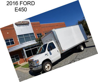 2016 FORD E450