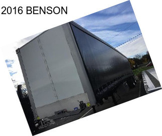 2016 BENSON