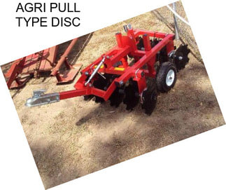 AGRI PULL TYPE DISC