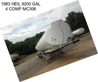 1983 HEIL 9200 GAL 4 COMP MC306