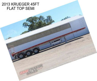 2013 KRUEGER 45FT FLAT TOP SEMI