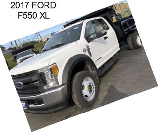 2017 FORD F550 XL