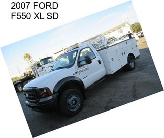 2007 FORD F550 XL SD