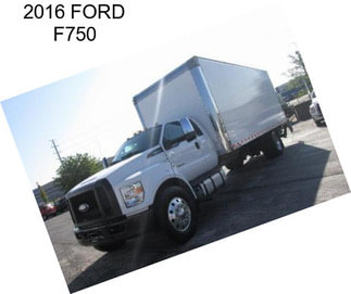 2016 FORD F750