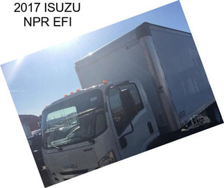 2017 ISUZU NPR EFI