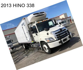 2013 HINO 338