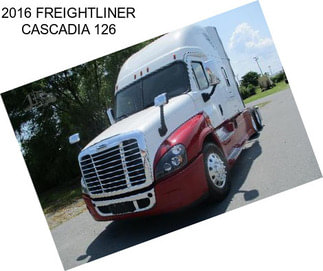 2016 FREIGHTLINER CASCADIA 126