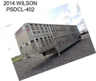 2014 WILSON PSDCL-402