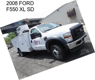 2008 FORD F550 XL SD